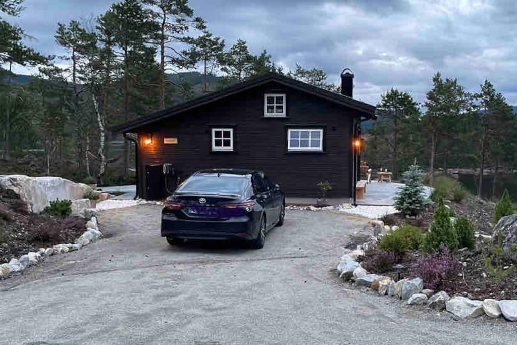Cosy Cabin Between Lake And Mountain Treungen Exteriör bild